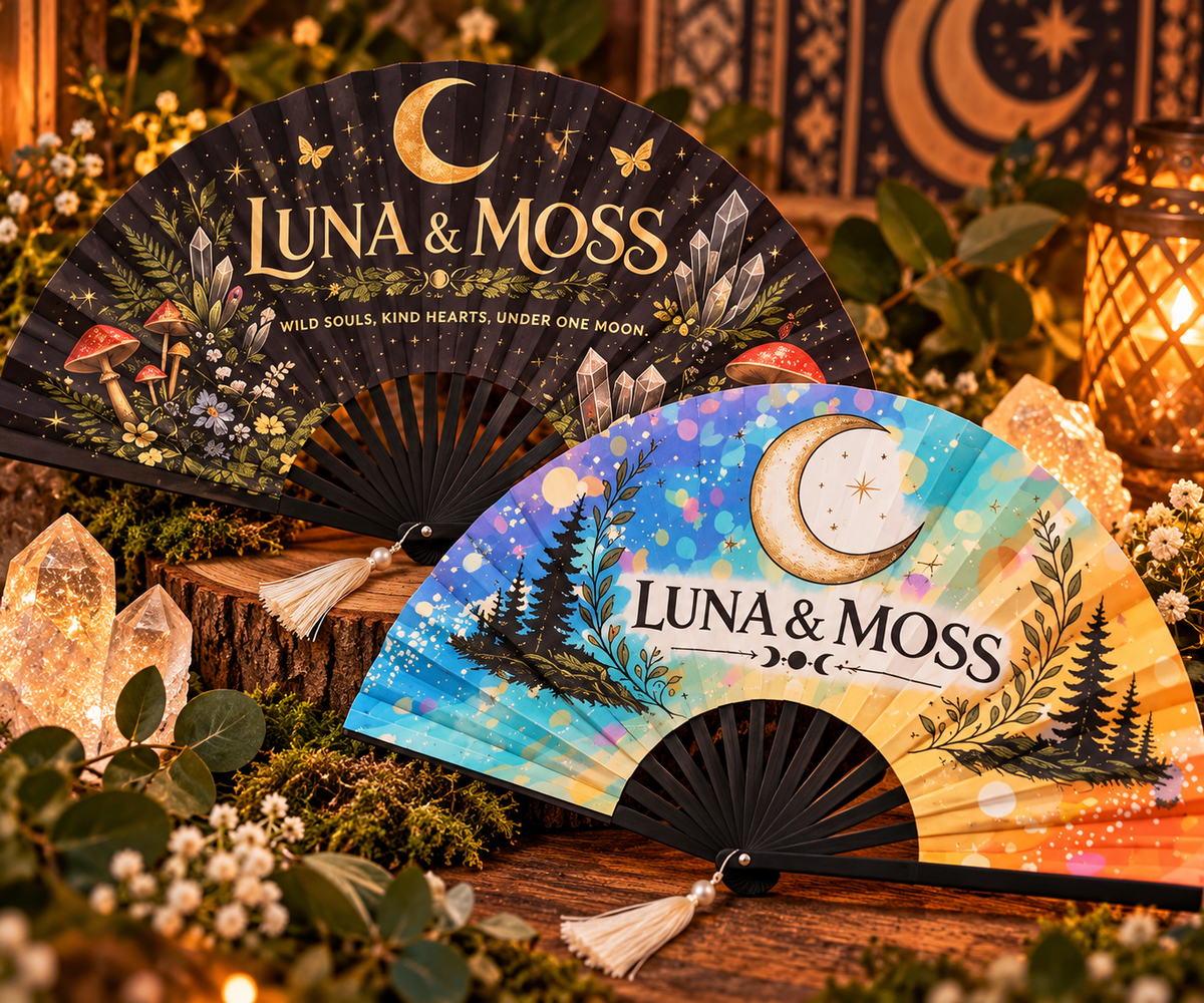 Custom Mystery Luna & Moss Fan