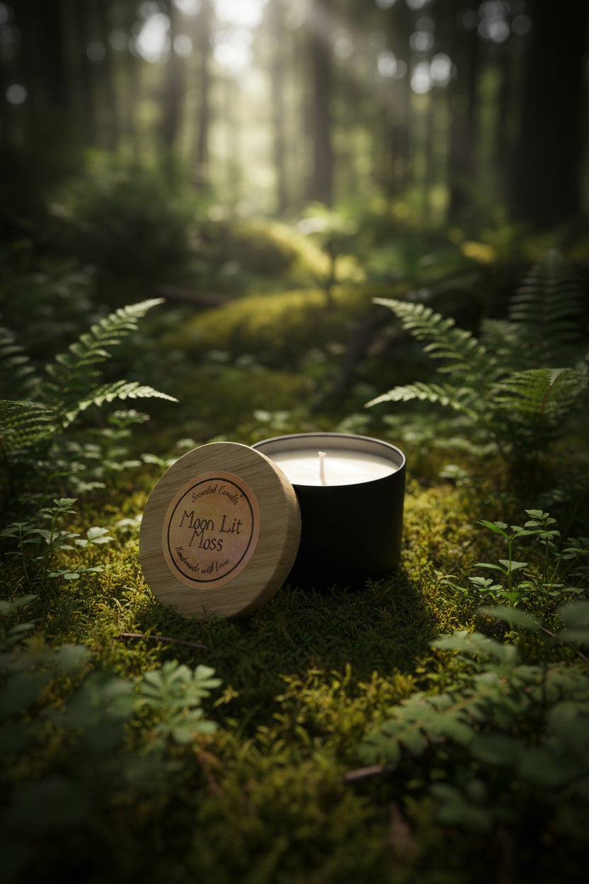 Moonlit Moss Candle